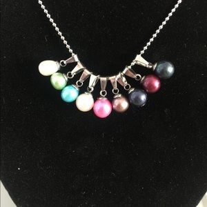 Single pearl necklace